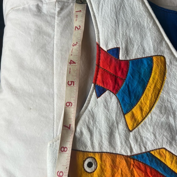 Julia Pinkham hand painted custom vest - Picture 9 of 13